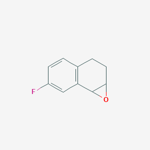molecular formula C10H9FO B1627866 6-Fluoro-1a,2,3,7b-tetrahydronaphtho[1,2-b]oxirene CAS No. 939760-65-3