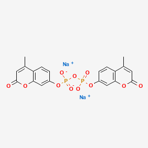 molecular formula C20H14Na2O11P2 B1627870 Bis(4-methylumbelliferyl)pyrophosphoric acid, disodium salt CAS No. 84282-11-1