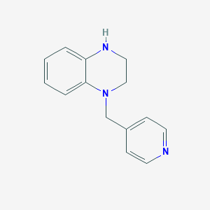 1-[(Pyridin-4-yl)methyl]-1,2,3,4-tetrahydroquinoxaline