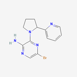 5-Bromo-3-(2-pyridin-2-yl-pyrrolidin-1-yl)-pyrazin-2-ylamine