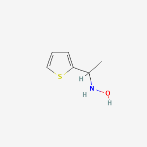 molecular formula C6H9NOS B1627877 N-(1-Thiophen-2-YL-ethyl)-hydroxylamine CAS No. 904818-25-3