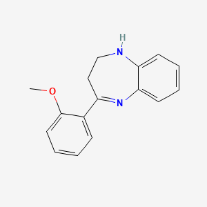 molecular formula C16H16N2O B1627880 4-(2-methoxyphenyl)-2,3-dihydro-1H-1,5-benzodiazepine CAS No. 904815-57-2