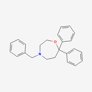 4-Benzyl-7,7-diphenyl-1,4-oxazepane