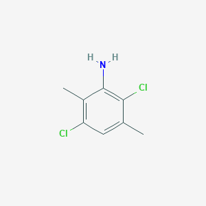 molecular formula C8H9Cl2N B1627889 2,5-Dichloro-3,6-dimethylaniline CAS No. 81742-11-2