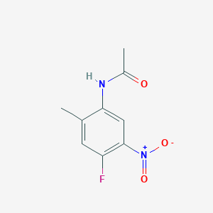 molecular formula C9H9FN2O3 B1627890 N-(4-Fluoro-2-methyl-5-nitrophenyl)acetamide CAS No. 273401-26-6