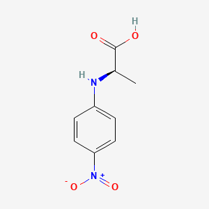 molecular formula C9H10N2O4 B1627894 (2R)-2-[(4-Nitrophenyl)amino]propanoic acid CAS No. 791850-21-0