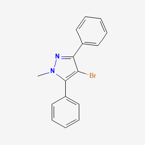 molecular formula C16H13BrN2 B1627907 4-Bromo-1-methyl-3,5-diphenyl-1H-pyrazole CAS No. 57389-74-9