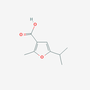 molecular formula C9H12O3 B1627908 5-Isopropyl-2-methyl-3-furoic acid CAS No. 3132-67-0
