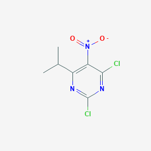 molecular formula C7H7Cl2N3O2 B1627910 2,6-Dichloro-4-isopropyl-5-nitropyrimidine CAS No. 58289-29-5