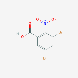molecular formula C7H3Br2NO4 B1627911 3,5-Dibromo-2-nitrobenzoic acid CAS No. 60912-52-9