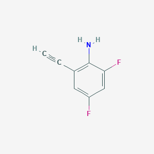 molecular formula C8H5F2N B1627912 2-Ethynyl-4,6-difluoroaniline CAS No. 684250-12-2