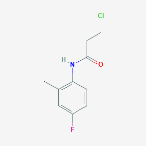3-chloro-N-(4-fluoro-2-methylphenyl)propanamide