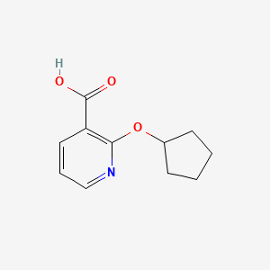 molecular formula C11H13NO3 B1627919 2-(Cyclopentyloxy)nicotinic acid CAS No. 953732-05-3
