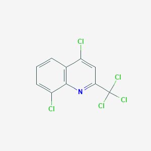 molecular formula C10H4Cl5N B1627923 4,8-Dichloro-2-trichloromethylquinoline CAS No. 93600-66-9