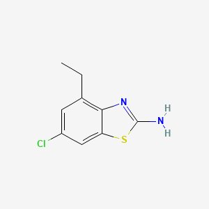 molecular formula C9H9ClN2S B1627925 6-氯-4-乙基-1,3-苯并噻唑-2-胺 CAS No. 944887-78-9