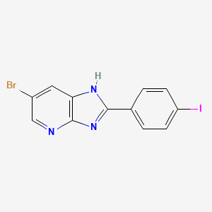 molecular formula C12H7BrIN3 B1627931 6-Bromo-2-(4-iodo-phenyl)-3H-imidazo[4,5-b]pyridine CAS No. 850348-94-6