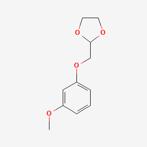 molecular formula C11H14O4 B1627932 2-(3-Methoxy-phenoxymethyl)-[1,3]dioxolane CAS No. 850348-86-6