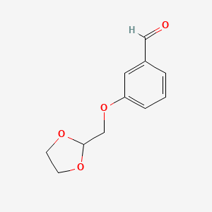 3-([1,3]Dioxolan-2-ylmethoxy)-benzaldehyde