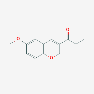 1-(6-Methoxy-2H-chromen-3-yl)-propan-1-one