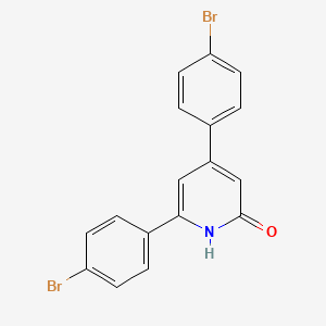 molecular formula C17H11Br2NO B1627939 4,6-Bis(4-bromophenyl)pyridin-2(1H)-one CAS No. 397845-49-7