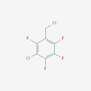 molecular formula C7H2Cl2F4 B1627942 3-Chloro-2,4,5,6-tetrafluorobenzylchloride CAS No. 292621-59-1