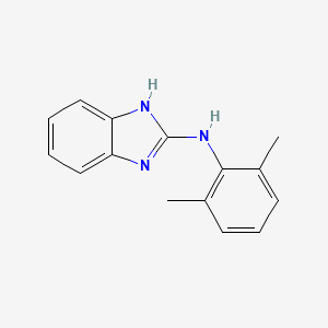 molecular formula C15H15N3 B1627945 N-(2,6-二甲基苯基)-1H-苯并咪唑-2-胺 CAS No. 435280-98-1
