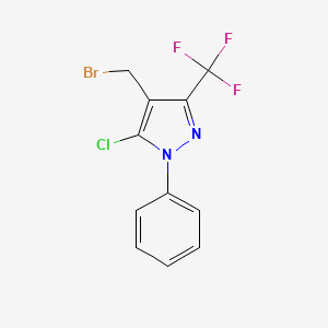 4-Bromomethyl-5-chloro-1-phenyl-3-trifluoromethyl-1H-pyrazole