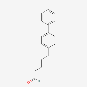 molecular formula C17H18O B1627949 5-(4-Biphenylyl)pentanal CAS No. 289032-37-7