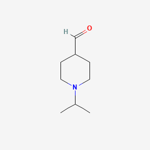 molecular formula C9H17NO B1627950 1-Isopropyl-piperidine-4-carboxaldehyde CAS No. 280774-04-1