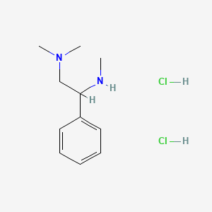 molecular formula C11H20Cl2N2 B1627951 [2-(Methylamino)-2-phenylethyl]dimethylamine 2hcl CAS No. 1171365-90-4