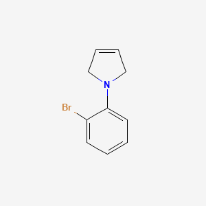 molecular formula C10H10BrN B1627957 1-(2-Bromophenyl)-2,5-dihydro-1h-pyrrole CAS No. 850348-56-0