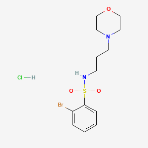 2-Bromo-N-(3-morpholin-4-YL-propyl)-benzenesulfonamide hydrochloride
