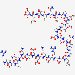 molecular formula C142H223N41O57S B1627961 Glicentin-related pancreatic peptide CAS No. 80317-95-9