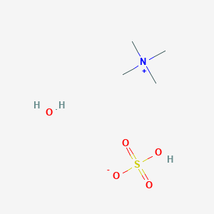 molecular formula C4H15NO5S B1627967 Tetramethylammonium hydrogensulfate hydrate CAS No. 207738-07-6