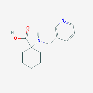 1-{[(Pyridin-3-yl)methyl]amino}cyclohexane-1-carboxylic acid