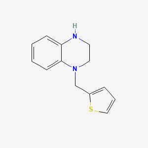 molecular formula C13H14N2S B1627985 1-[(Thiophen-2-yl)methyl]-1,2,3,4-tetrahydroquinoxaline CAS No. 939760-32-4