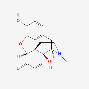 molecular formula C17H17NO4 B1627990 14-Hydroxymorphine-6-one CAS No. 41135-98-2