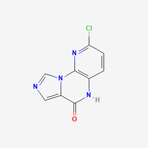 2-Chloroimidazo[1,5-a]pyrido[3,2-e]pyrazin-6(5H)-one