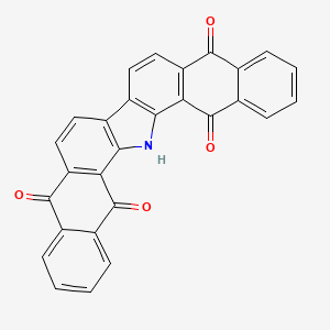 molecular formula C28H13NO4 B1628002 5H-Dinaphtho[2,3-a:2',3'-i]carbazole-5,10,15,17(16H)-tetrone CAS No. 4229-15-6