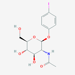 N-[(2S,3R,4R,5S,6R)-4,5-dihydroxy-6-(hydroxymethyl)-2-(4-iodophenoxy)oxan-3-yl]acetamide