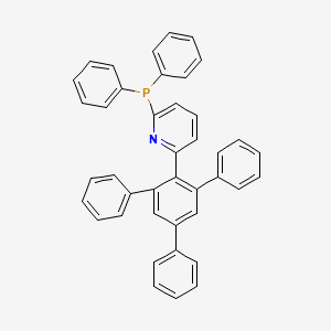 molecular formula C41H30NP B1628010 2-(Diphenylphosphino)-6-(2,4,6-triphenylphenyl)pyridine CAS No. 919091-20-6