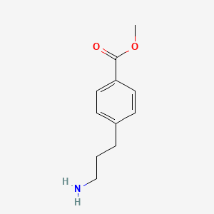 molecular formula C11H15NO2 B1628017 Methyl 4-(3-aminopropyl)benzoate CAS No. 74733-38-3