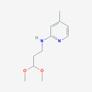 molecular formula C11H18N2O2 B1628022 N-(3,3-dimethoxypropyl)-4-methylpyridin-2-amine CAS No. 864685-04-1