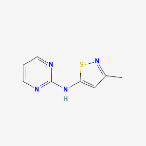 molecular formula C8H8N4S B1628024 N-(3-Methyl-1,2-thiazol-5-yl)pyrimidin-2-amine CAS No. 864685-17-6