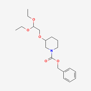 Benzyl 3-(2,2-diethoxyethoxy)piperidine-1-carboxylate