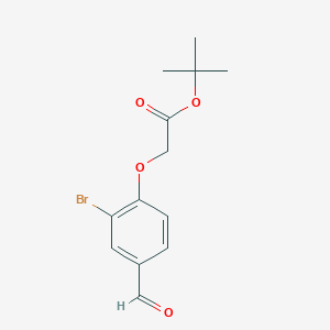 Tert-butyl 2-(2-bromo-4-formylphenoxy)acetate