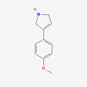 3-(4-methoxyphenyl)-2,5-dihydro-1H-pyrrole