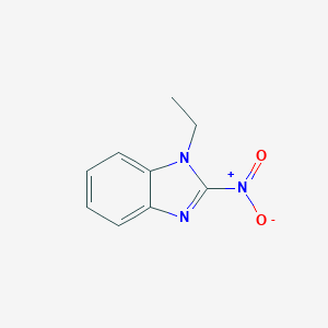 molecular formula C9H9N3O2 B162803 1-Ethyl-2-nitrobenzimidazole CAS No. 10111-02-1