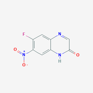 6-Fluoro-7-nitroquinoxalin-2(1H)-one