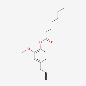 molecular formula C17H24O3 B1628036 4-Allyl-2-methoxyphenyl heptanoate CAS No. 93917-74-9